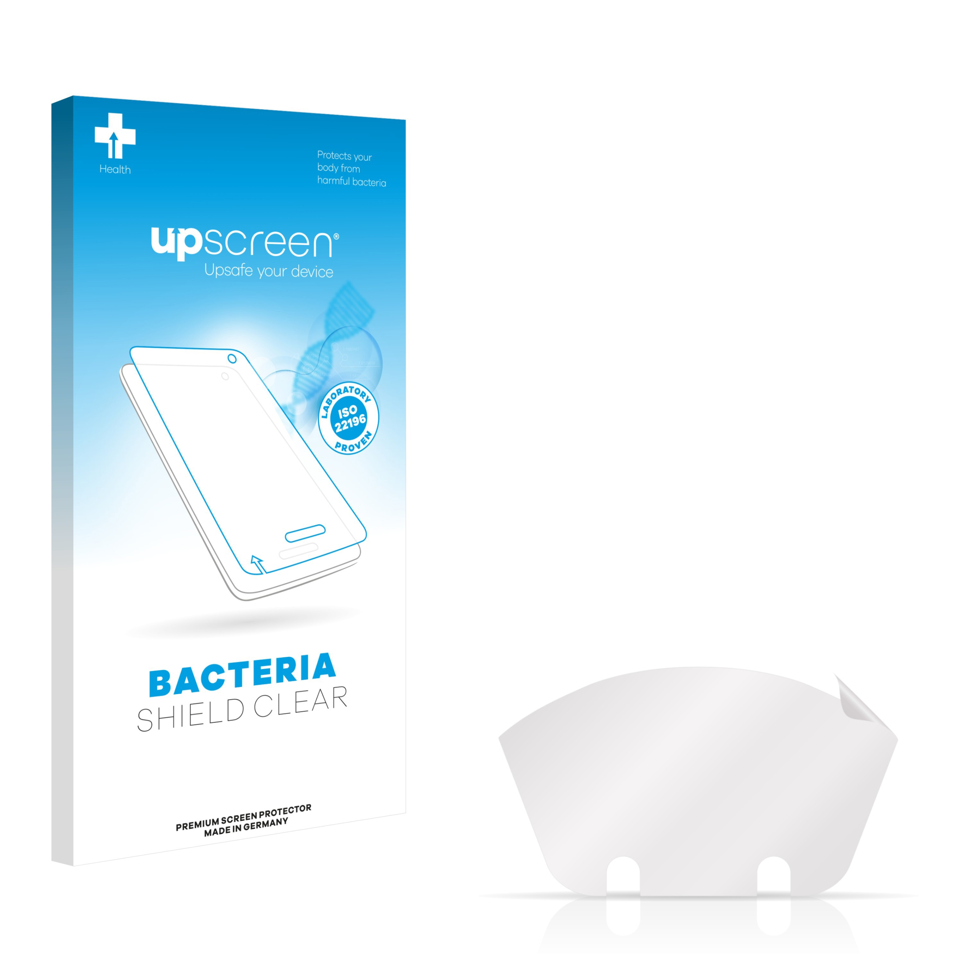 UPSCREEN antibakteriell klare Schutzfolie(für SilverCrest SSRA1) Saugroboter
