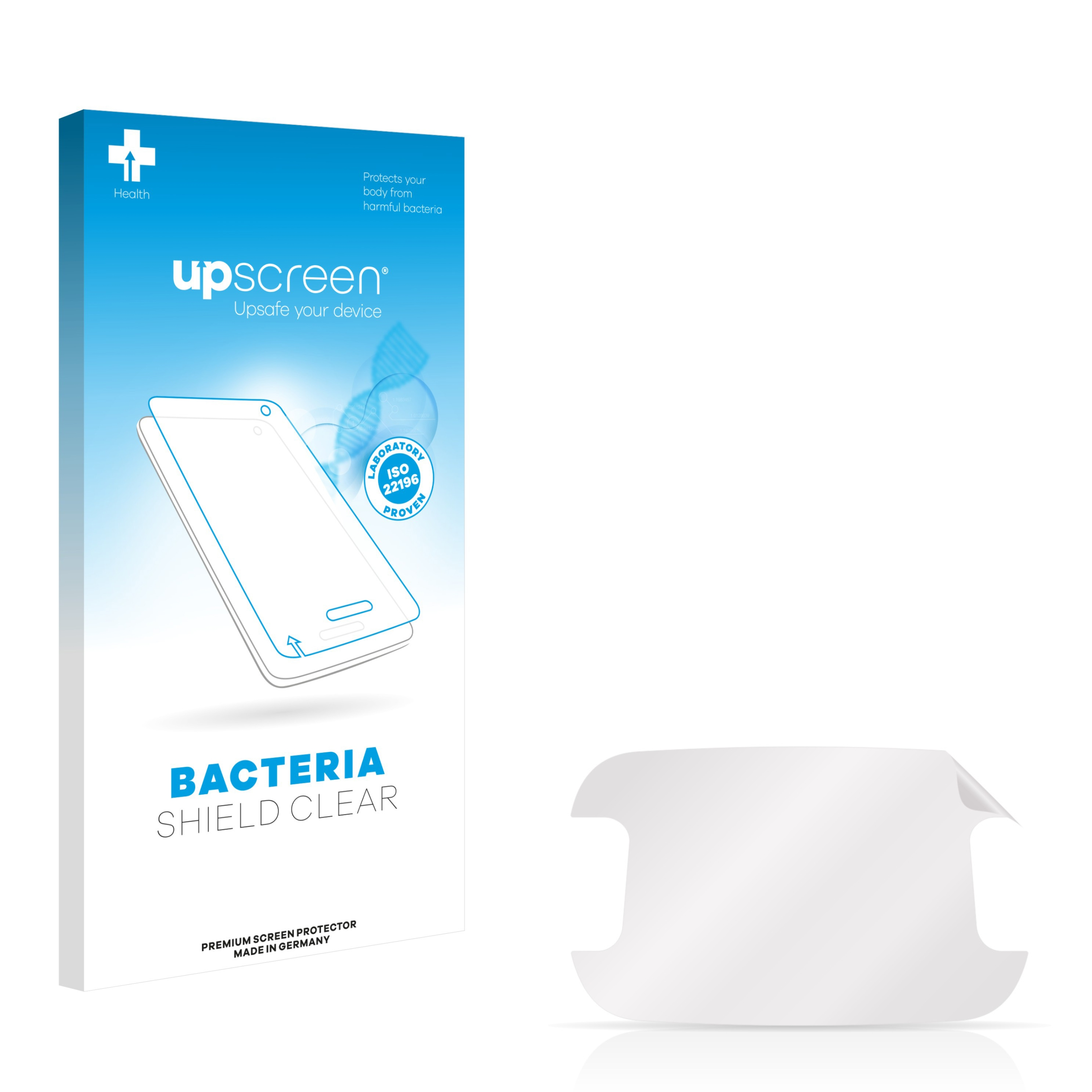 UPSCREEN antibakteriell klare Schutzfolie(für Fiat Uconnect 500X 7\