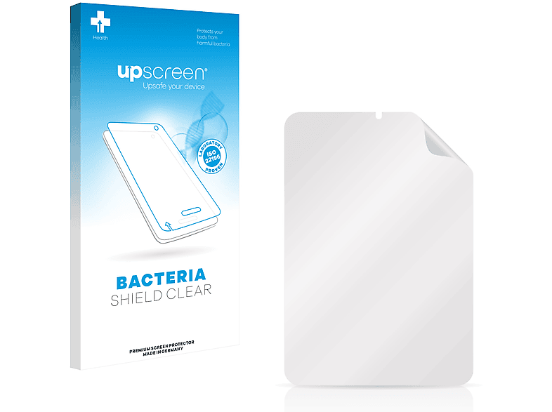 UPSCREEN antibakteriell klare Schutzfolie(für Apple iPad Mini 6 WiFi Cellular 2021)
