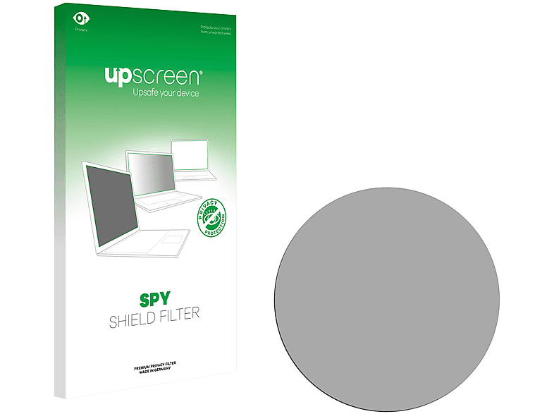 UPSCREEN Anti-Spy Blickschutzfilter(für Universal Kreisrunde Displays (ø: 40.5 mm))