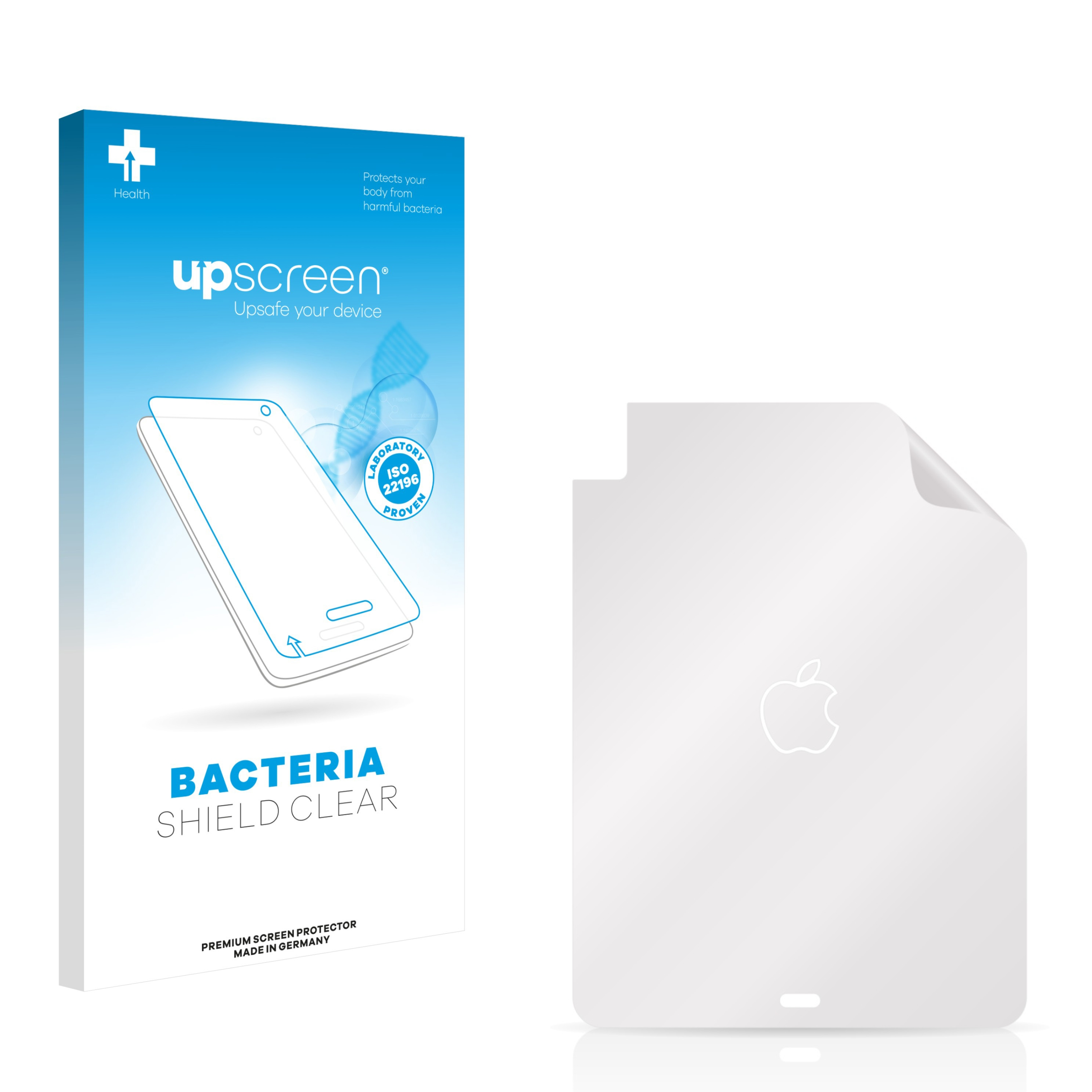 UPSCREEN antibakteriell klare Schutzfolie(für Apple WiFi 4 (4. Air 2020 iPad Gen.))