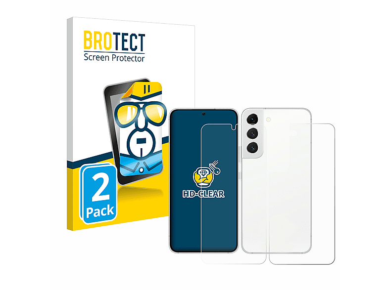 Schutzfolie(für BROTECT Samsung Edition) S22 Galaxy klare 2x Enterprise