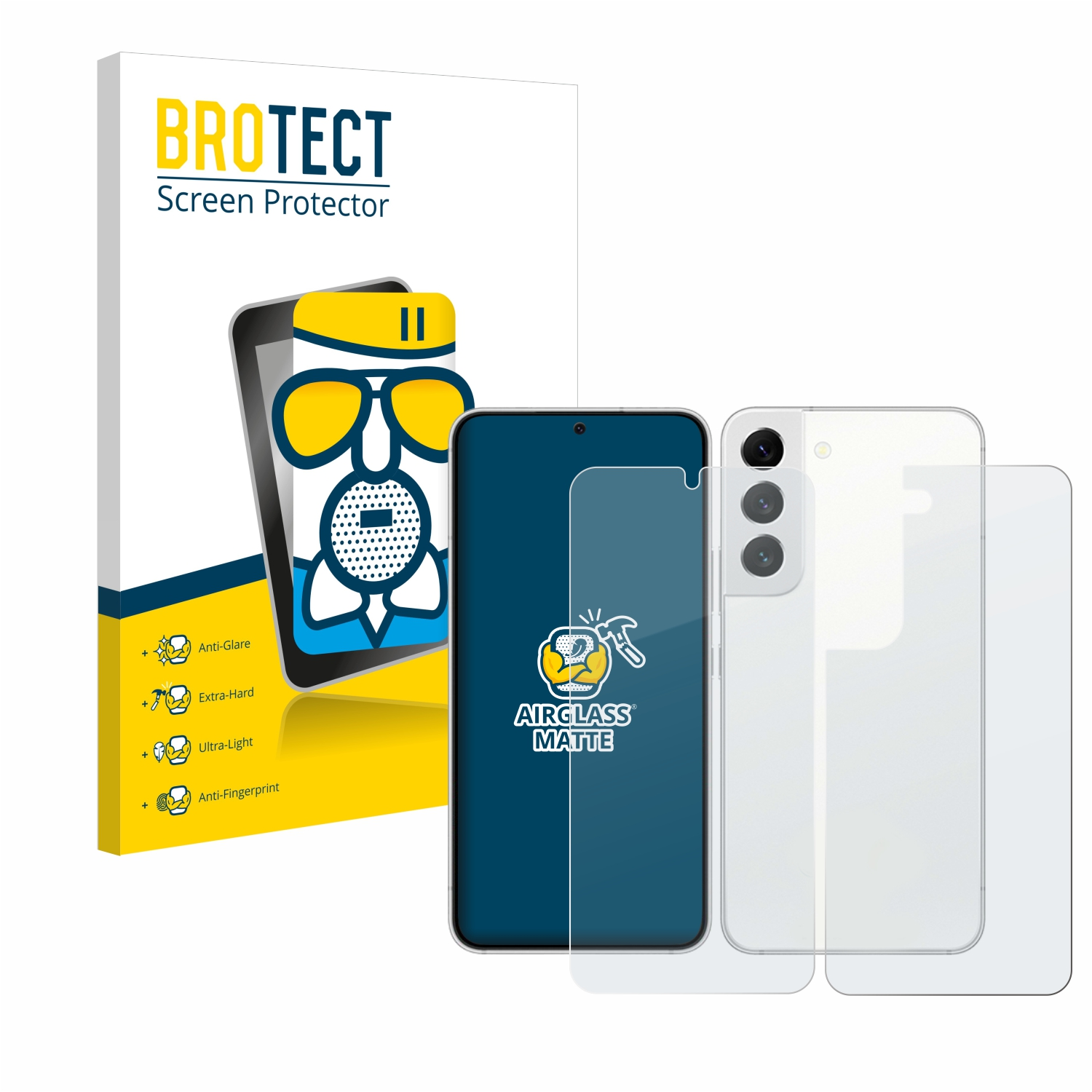 BROTECT Airglass matte Samsung Enterprise Galaxy S22 Edition) Schutzfolie(für