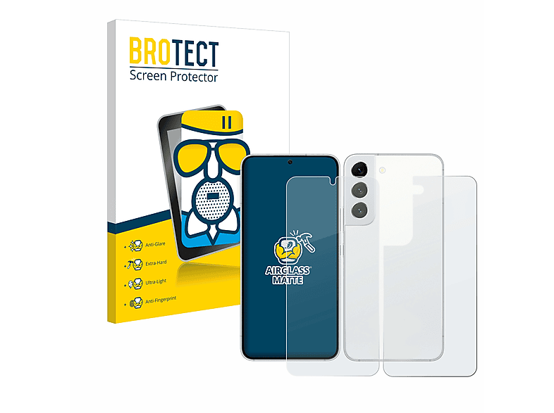 Airglass Galaxy S22 Samsung BROTECT Enterprise matte Schutzfolie(für Edition)