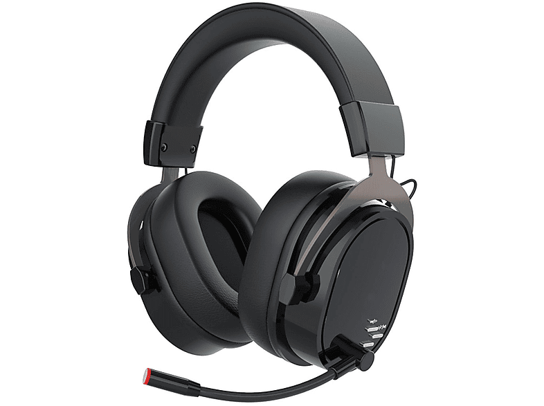 SYNTEK Headset schwarz Kopfbügel drahtloses Headset Mikrofon Computer Hand universal 2.4G Headset, Over-ear Bluetooth Kopfhörer Bluetooth schwarz