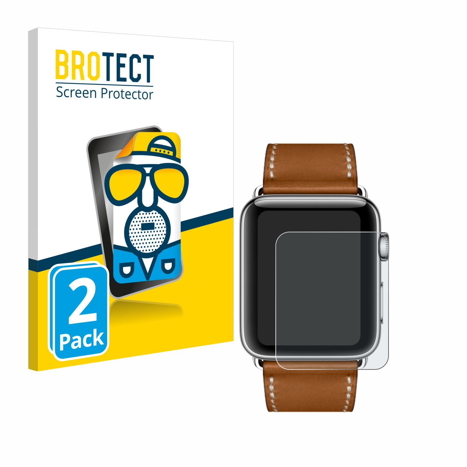 Schutzfolie(für mm)) 2x Watch (38 Hermès 3 Apple matte Series BROTECT