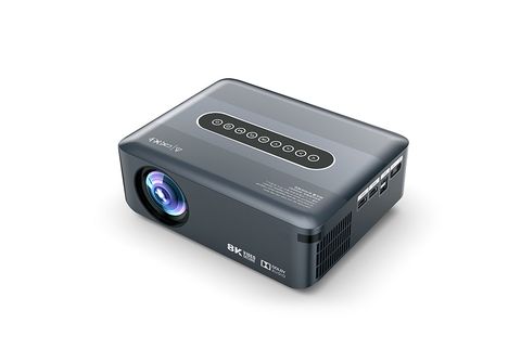 Proyector - Mini proyector portátil al aire libre, soporte 1080p teléfono  móvil mismo proyector de pantalla SYNTEK, 1920 x 1080 píxeles, Full-HD,  Negro