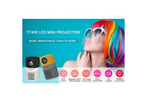 YG230 Mini proyector portátil Full HD 1080P Video Beamer Home