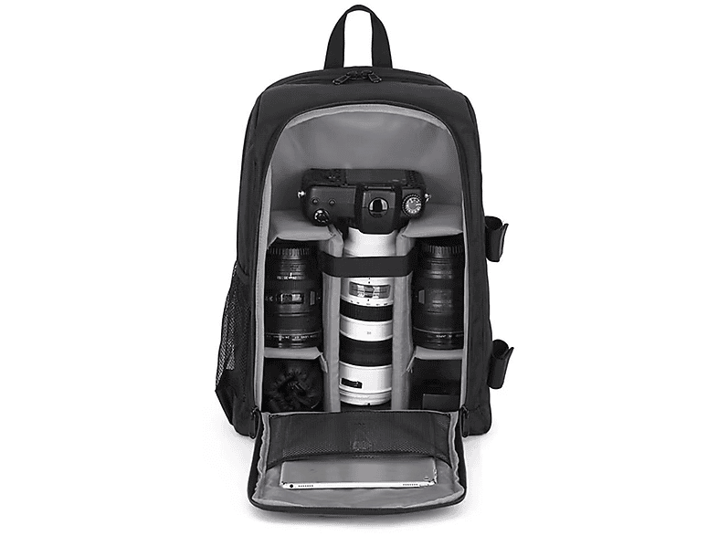 Rucksäcke SLR tragen Digitalkamera wasserdicht Tasche Outdoor-Fotografie Tasche SYNTEK grau Schultern Kameratasche,