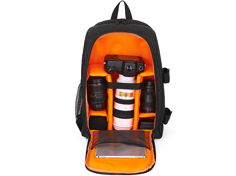SYNTEK SLR Digitalkamera Tasche Schultern Outdoor-Fotografie Tasche wasserdicht tragen Rucksäcke Kameratasche, orange