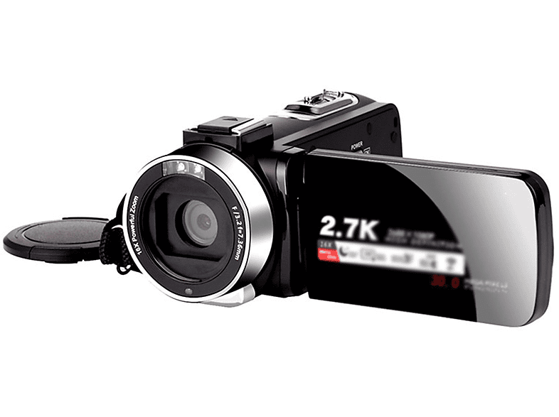 SYNTEK Camcorder 30 Megapixel Fotoaufnahme Video Zoom , Digital-Camcorder All-in-One-Kamera hochauflösende Digitalkamera 16Xopt