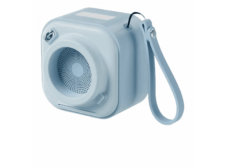 Blue - Bluetooth-Lautsprecher Bluetooth-Lautsprecher, Design in kameraförmigen Tragbarer Klang schönem BRIGHTAKE Lautstarker