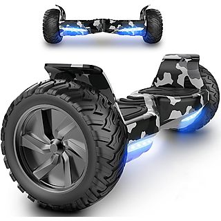 Hoverboard  - HM2 RCB, 15 km/hkm/h, 4000 mAh, 350 W, 120 kg, Ejercito verde