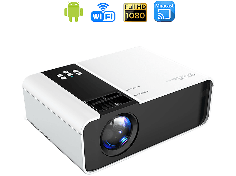 Proyector - DAM ELECTRONICS Video LCD G86 con Wifi y Android 9.0 incorporado. Full HD1080P