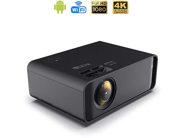 Proyector Android 9.0 Wifi 1080p Blanco