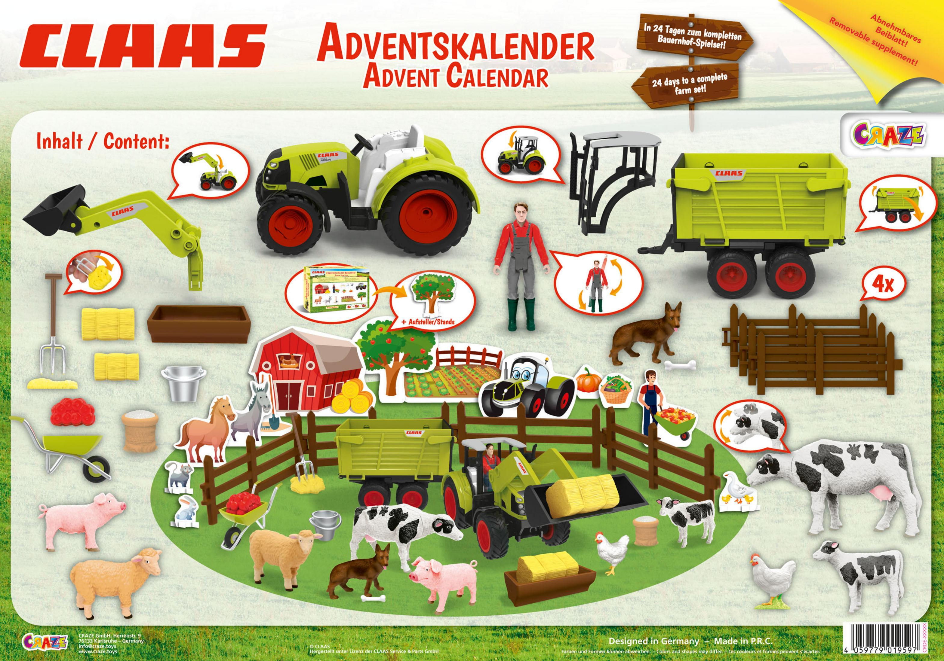 ADVENTSKALENDER CLAAS 10010