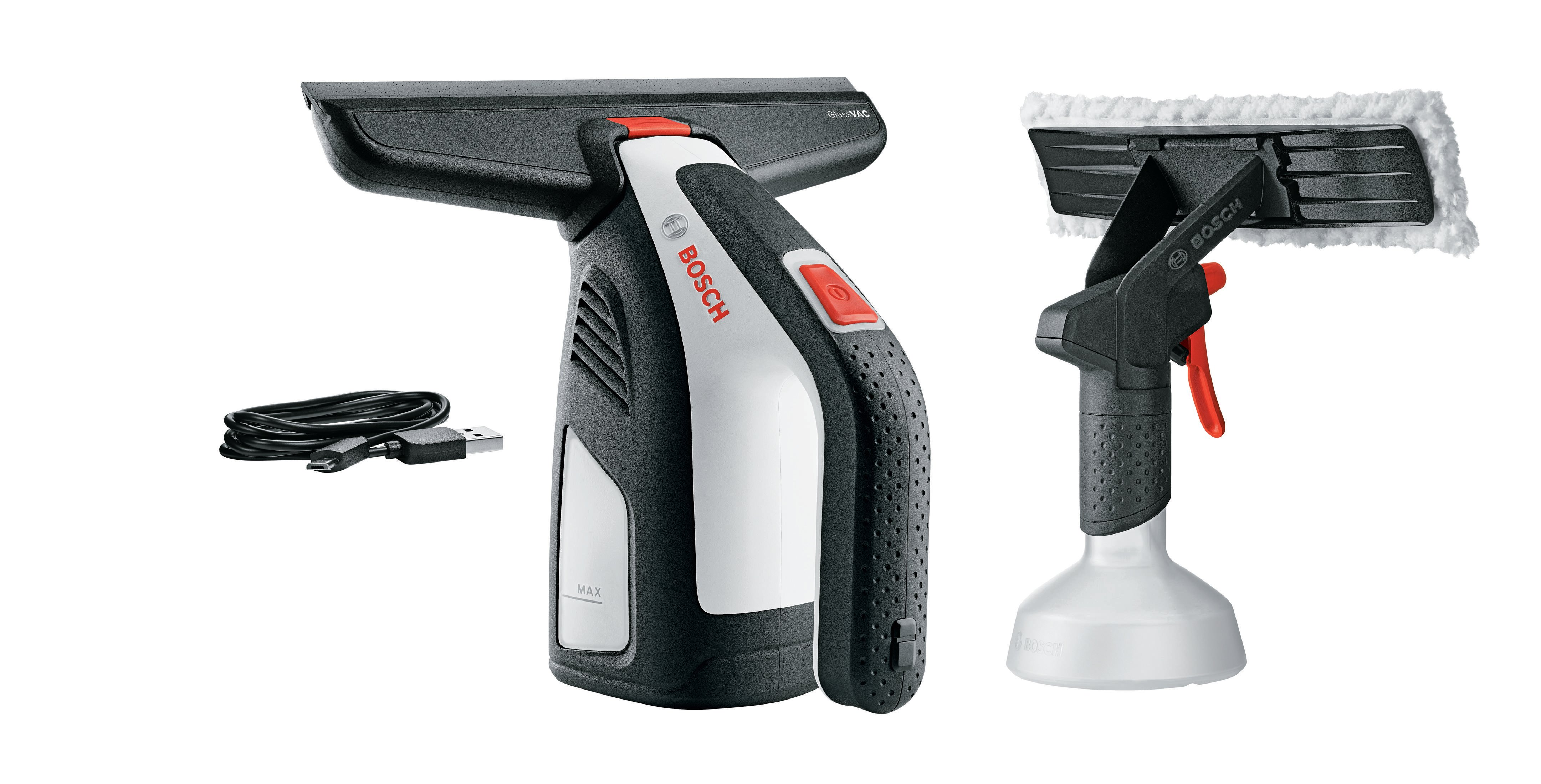 BOSCH Glass 06008b7000 Vac 7,2 W Cam Temizleme Makinesi Siyah