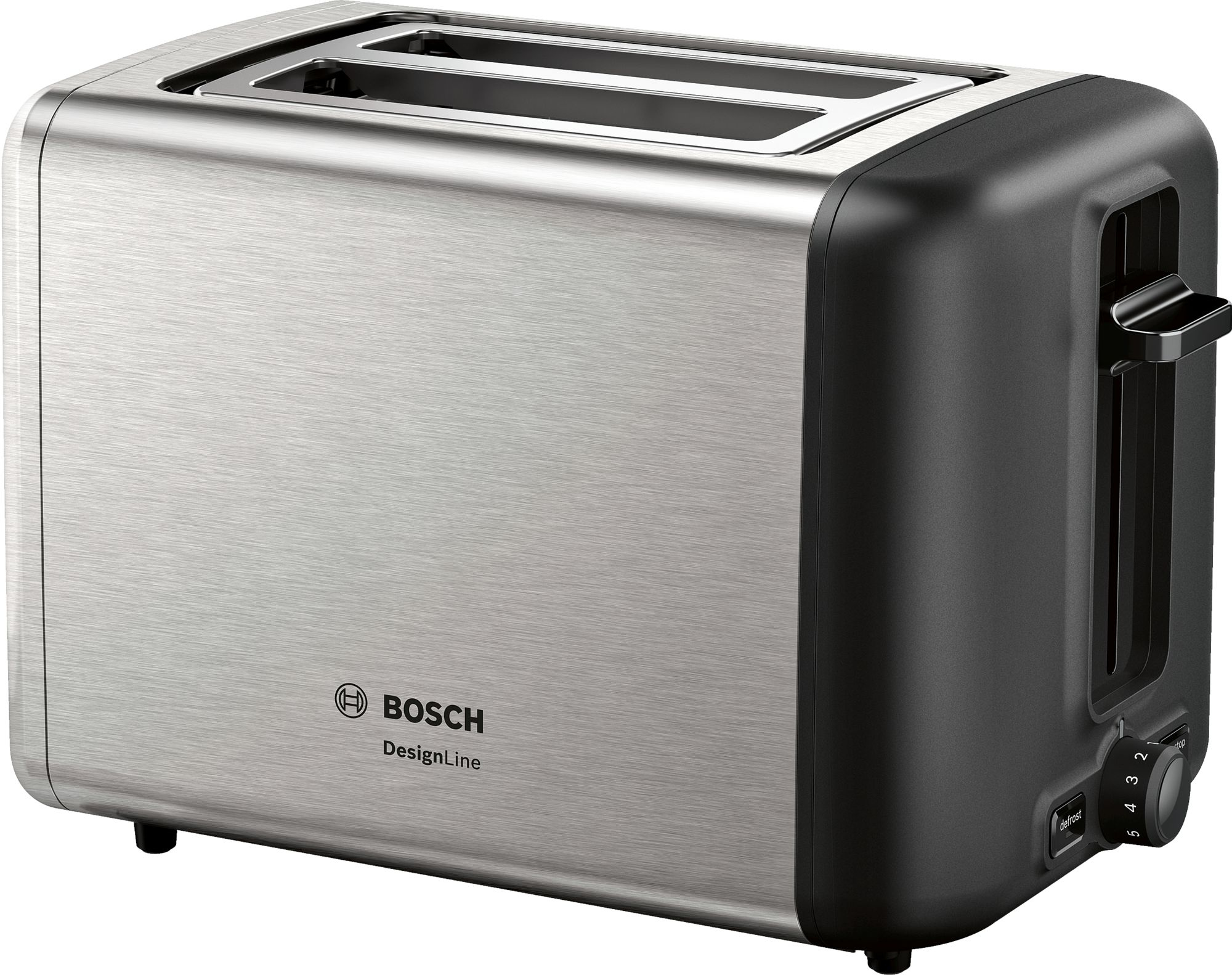 2,0) Watt, TAT3P420 BOSCH Toaster (970 Acciaio Schlitze: