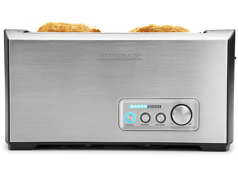 GASTROBACK 42398 DESIGN TOASTER PRO 4S Toaster Edelstahl (1500 Watt ...