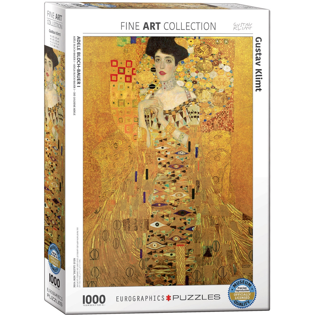 EUROGRAPHICS Adele Bloch I - (1000) Gustav Klimt Bauer Puzzle