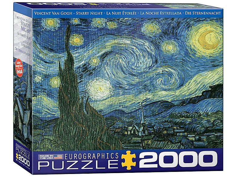 EUROGRAPHICS Sternennacht - Vincent van Gogh (2000) Puzzle | bis 1000 Teile