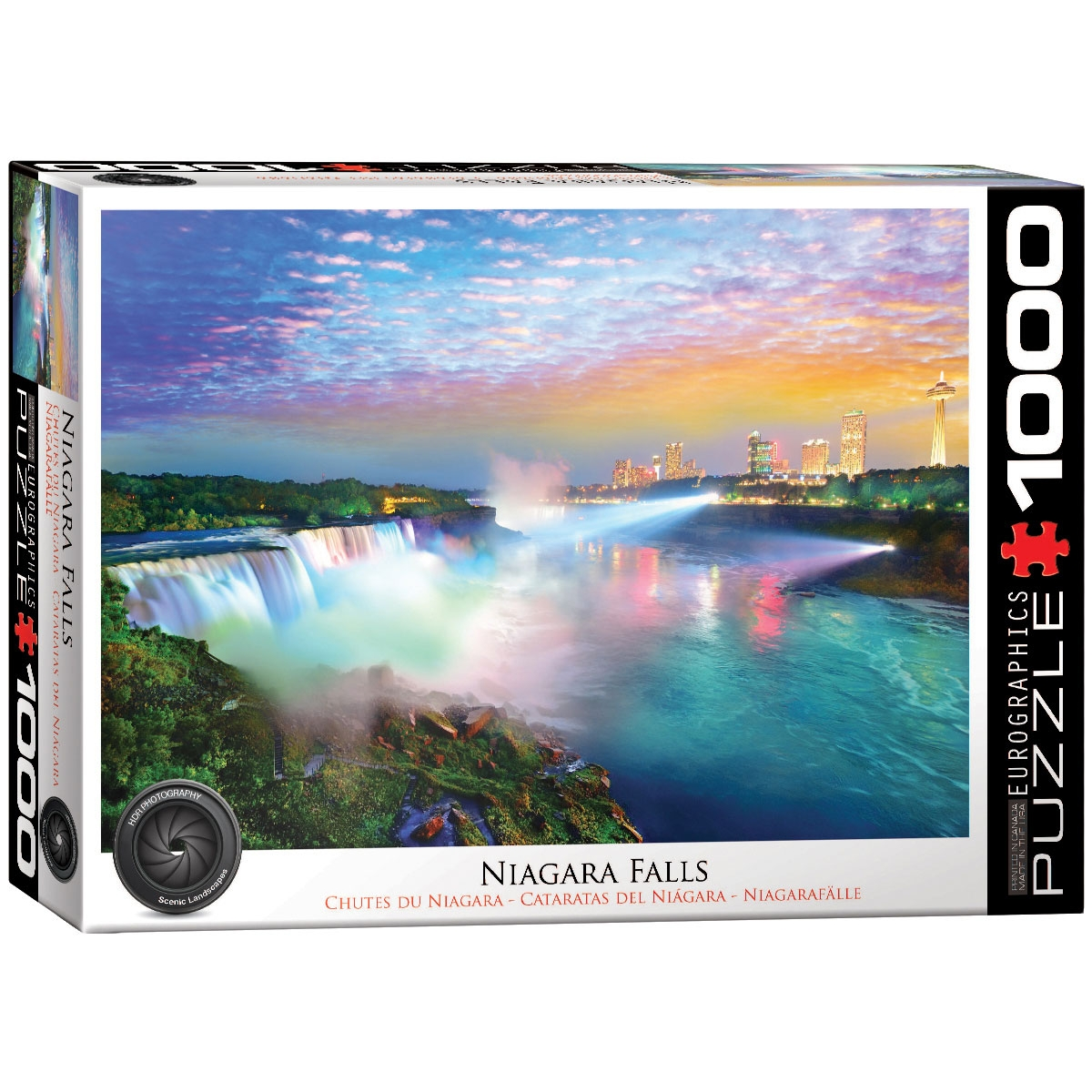 EUROGRAPHICS puzzle Globetrotter - Puzzle Teile - Niagarafälle 1000