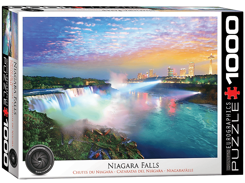 EUROGRAPHICS puzzle Globetrotter - Niagarafälle 1000 Puzzle - Teile