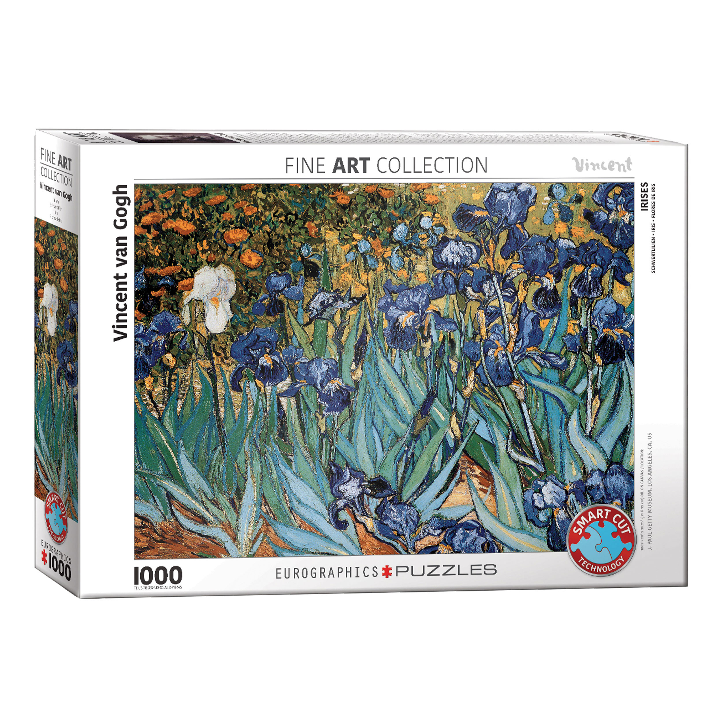 Vincent EUROGRAPHICS Puzzle Schwertlilien von Gogh van