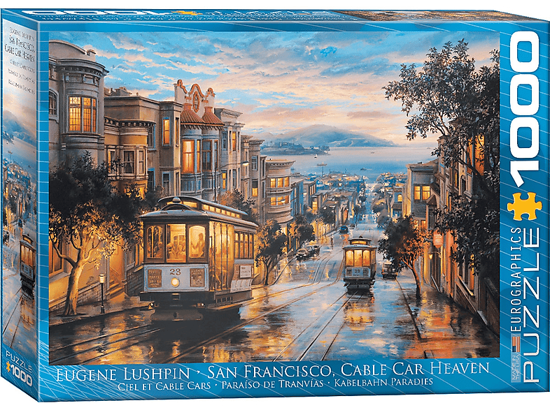 Heaven - San Eugene Teile Car - Francisco, Puzzle EUROGRAPHICS Lushpin puzzle Cable 1000