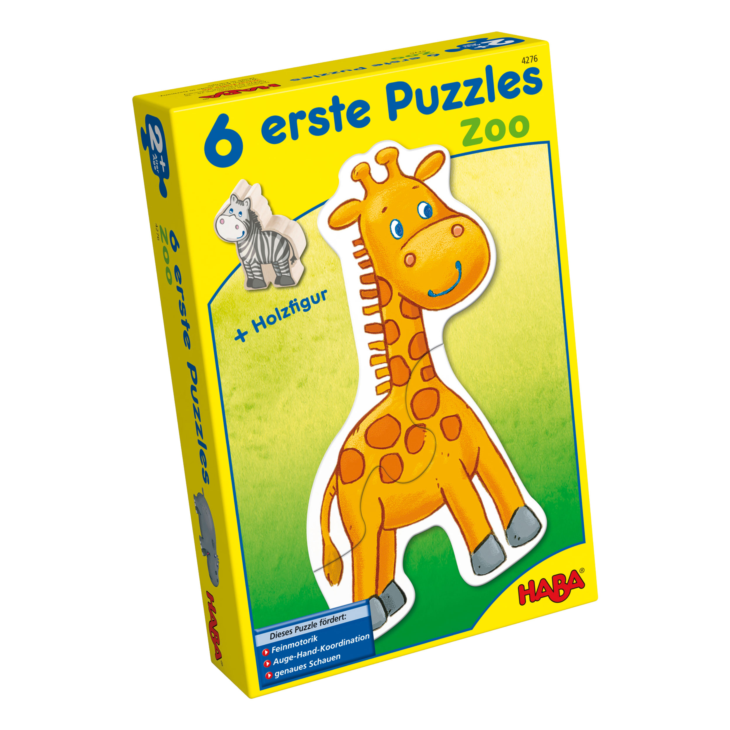 6 Erste 13-tlg. Puzzle HABA Zoo Puzzle