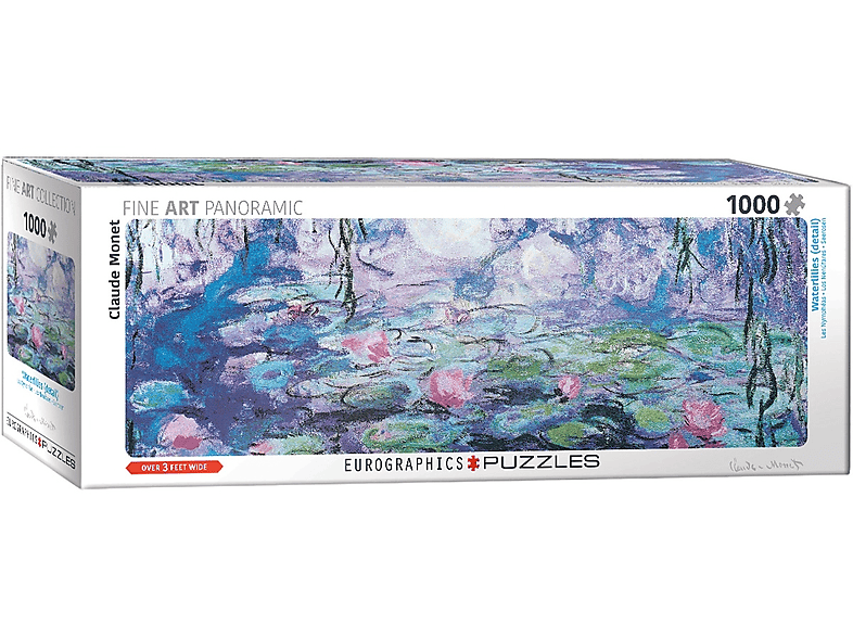 Teile - Puzzle Claude Panorama Waterlilies - EUROGRAPHICS Monet Puzzle 1000