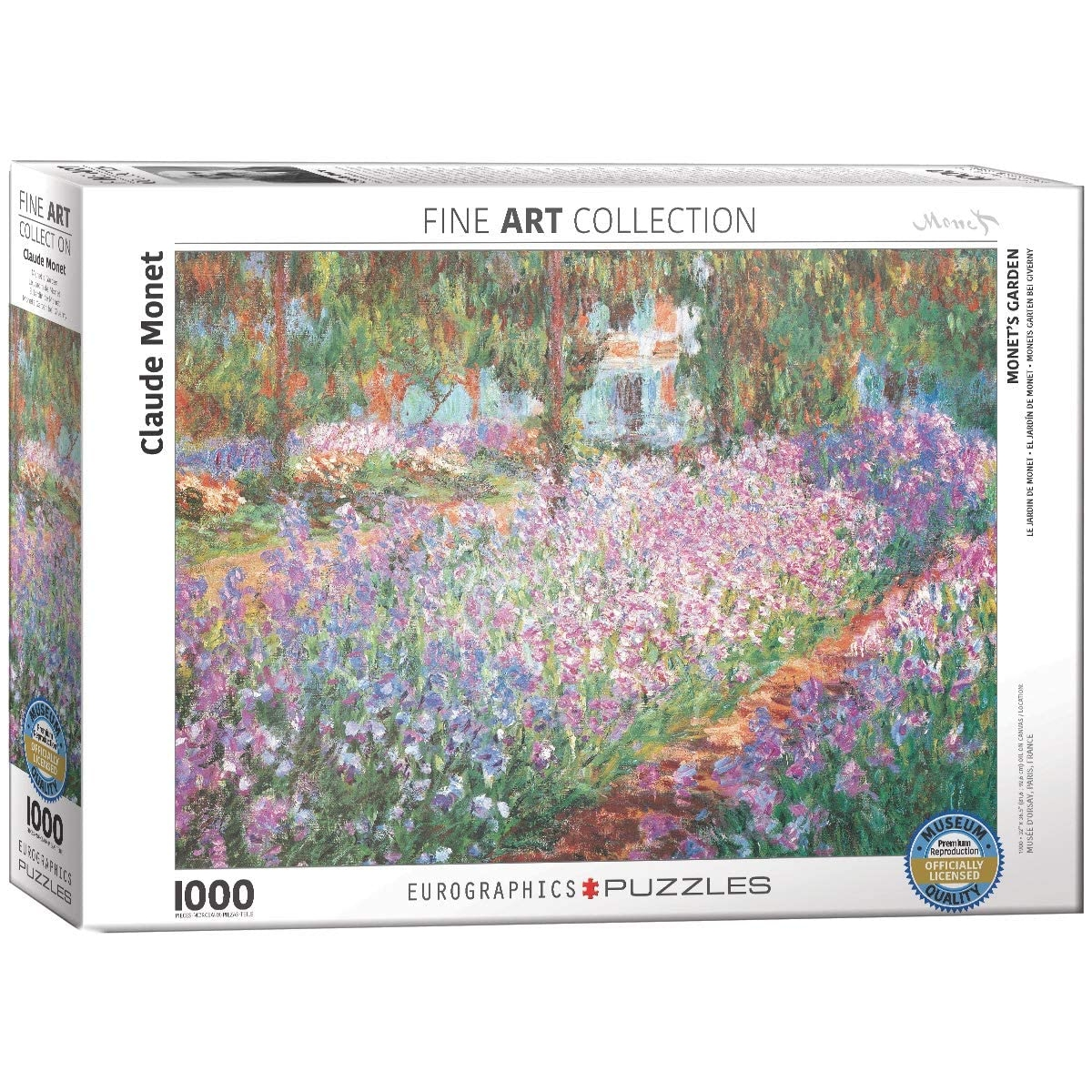 EUROGRAPHICS Monets Garten - Puzzle Claude Monet (1000)