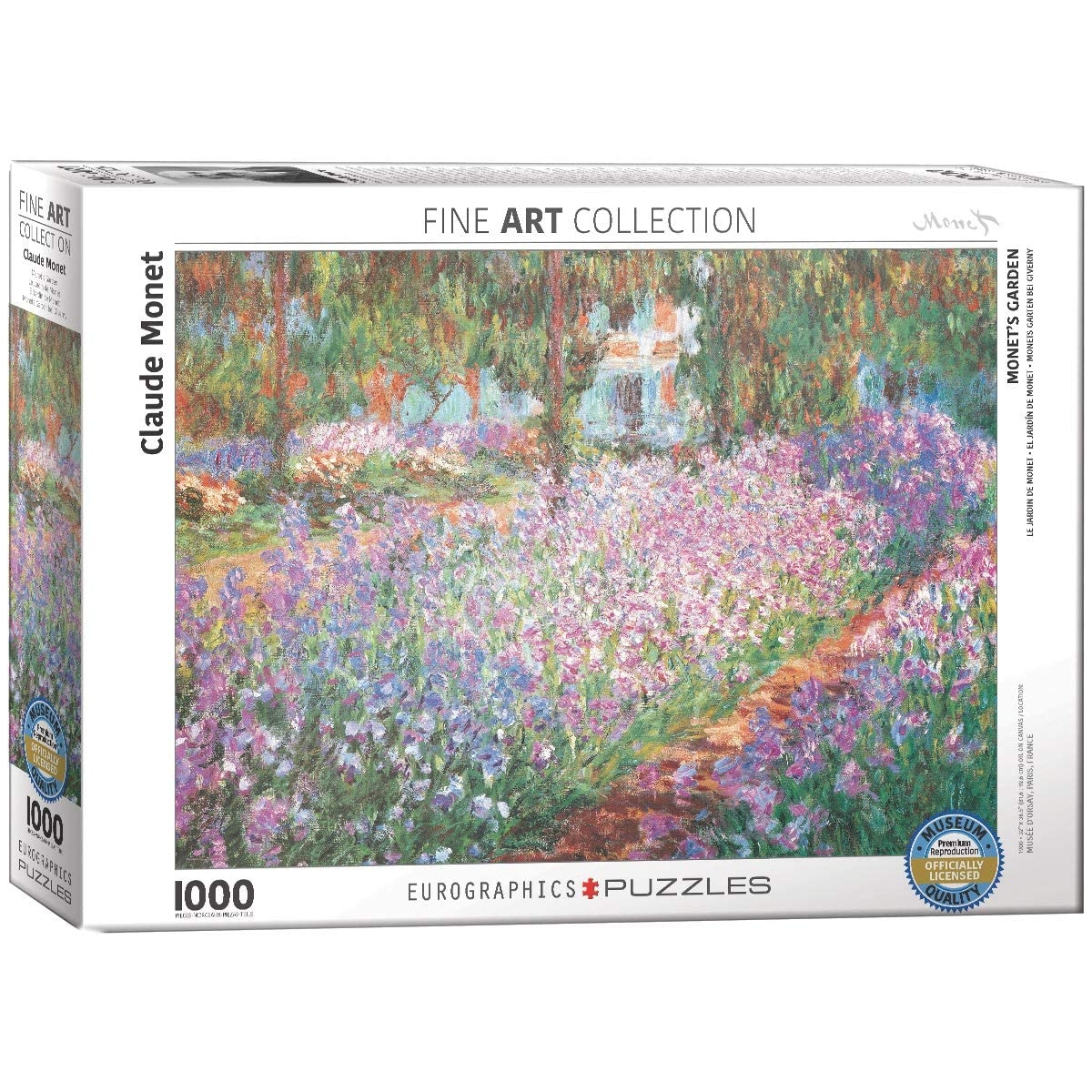 EUROGRAPHICS Monet Puzzle Garten (1000) - Monets Claude