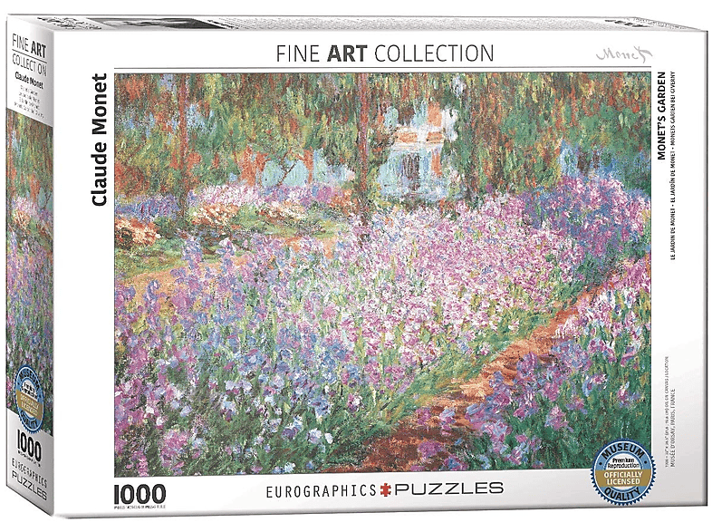 Garten Monets Claude Monet EUROGRAPHICS Puzzle - (1000)