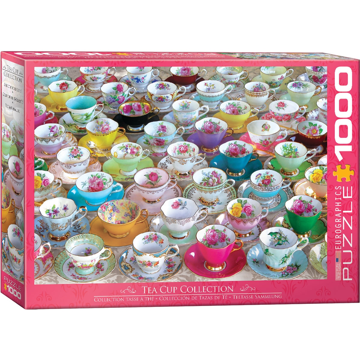 EUROGRAPHICS puzzle - 1000 Teetasse Teile Sammlung Puzzle