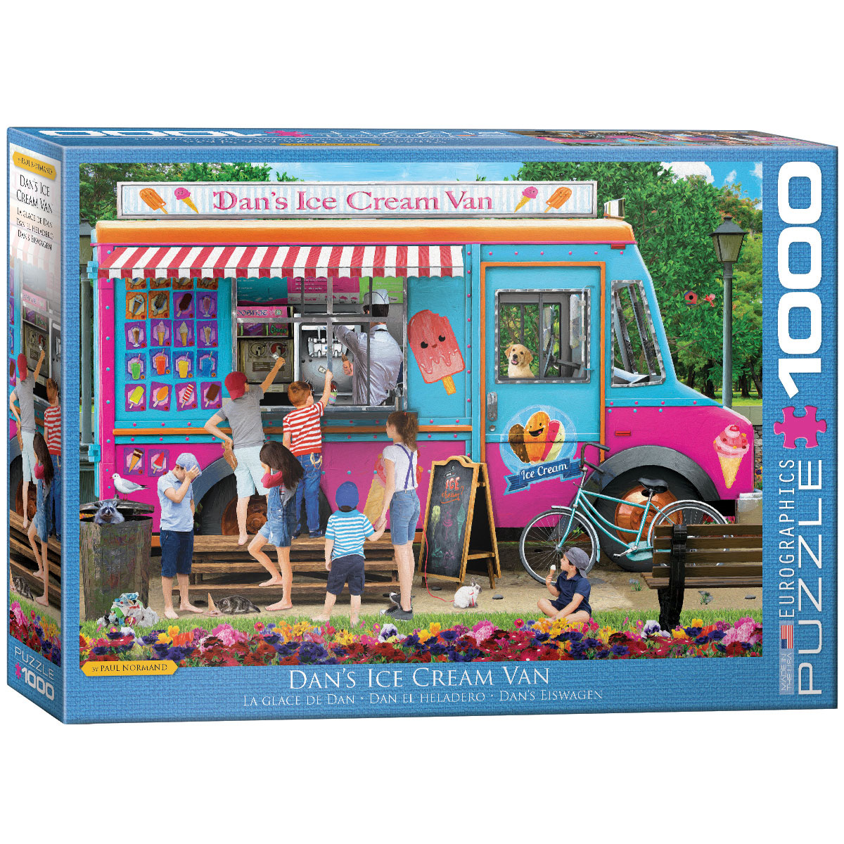 1000 Paul Teile Puzzle Dan\'s Puzzle Van - Normand EUROGRAPHICS - Cream Ice