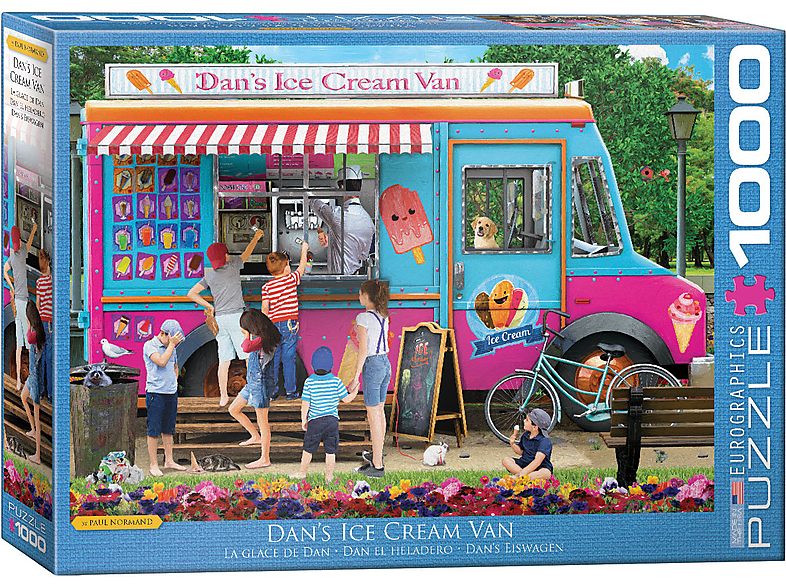 EUROGRAPHICS Puzzle Dan\'s Ice Cream Van - Paul Normand - 1000 Teile Puzzle