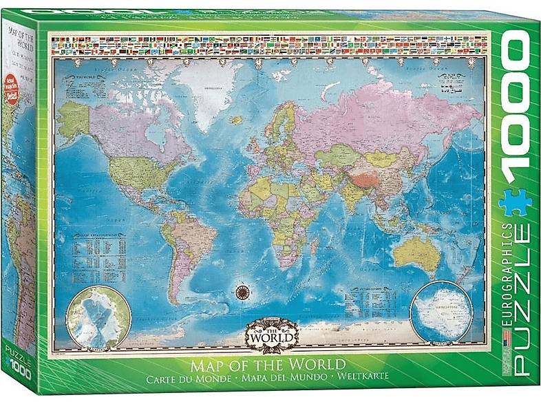 Weltkarte (1000) Puzzle EUROGRAPHICS