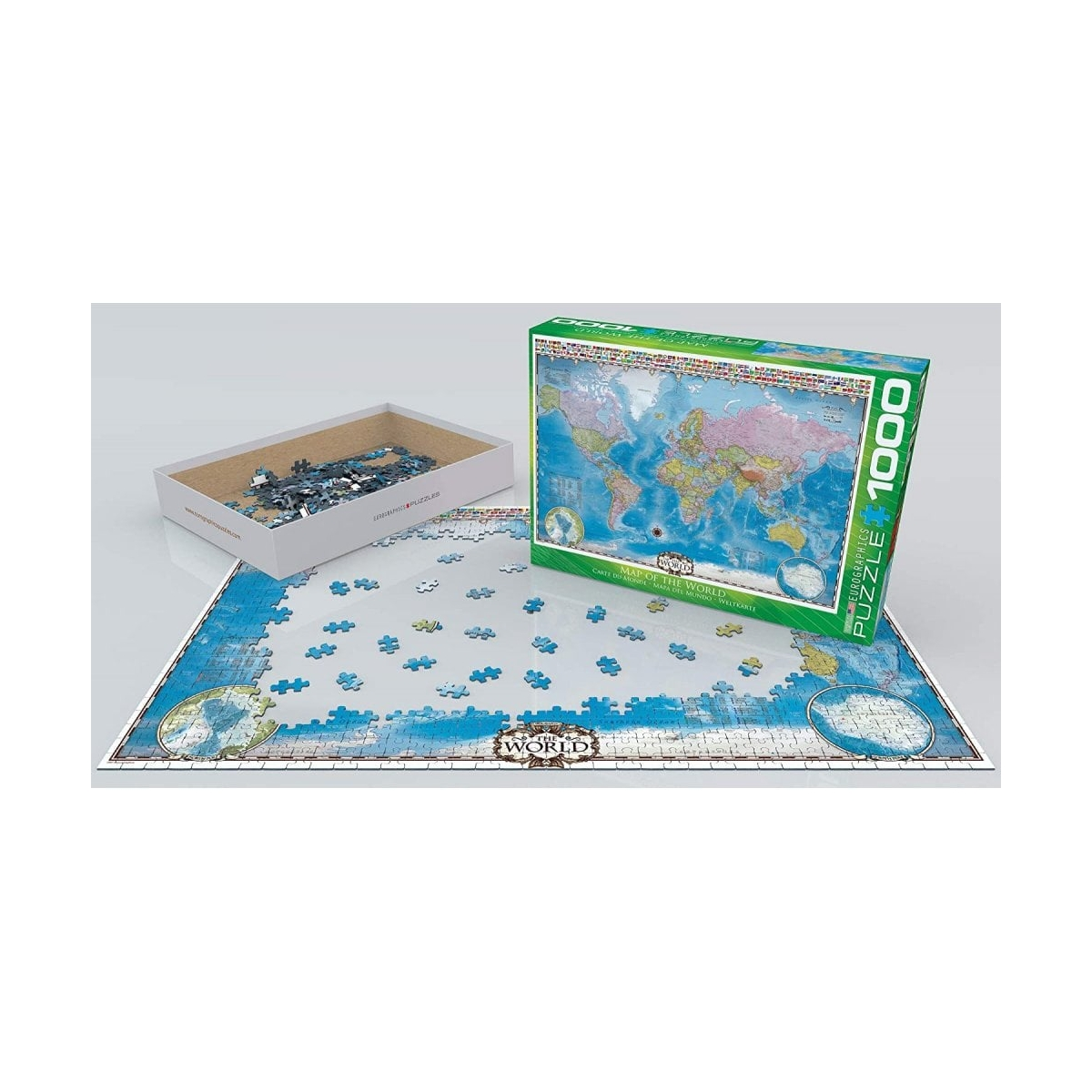 Puzzle EUROGRAPHICS (1000) Weltkarte