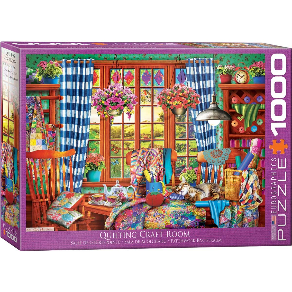 Room 1000 Craft EUROGRAPHICS Patchwork - Puzzle Teile puzzle