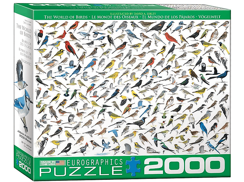 EUROGRAPHICS Welt Vögel Puzzle der Die (2000)