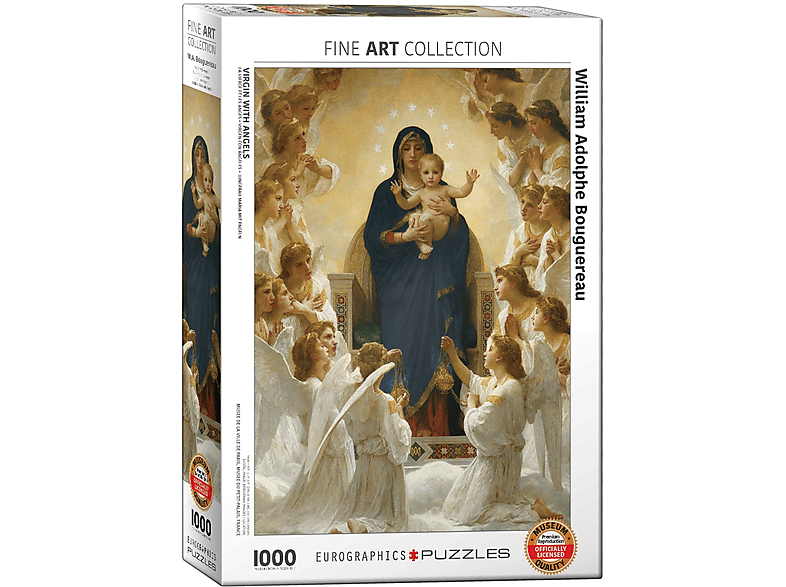 EUROGRAPHICS Puzzle Virgin with Angels 1000 - Teile Puzzle