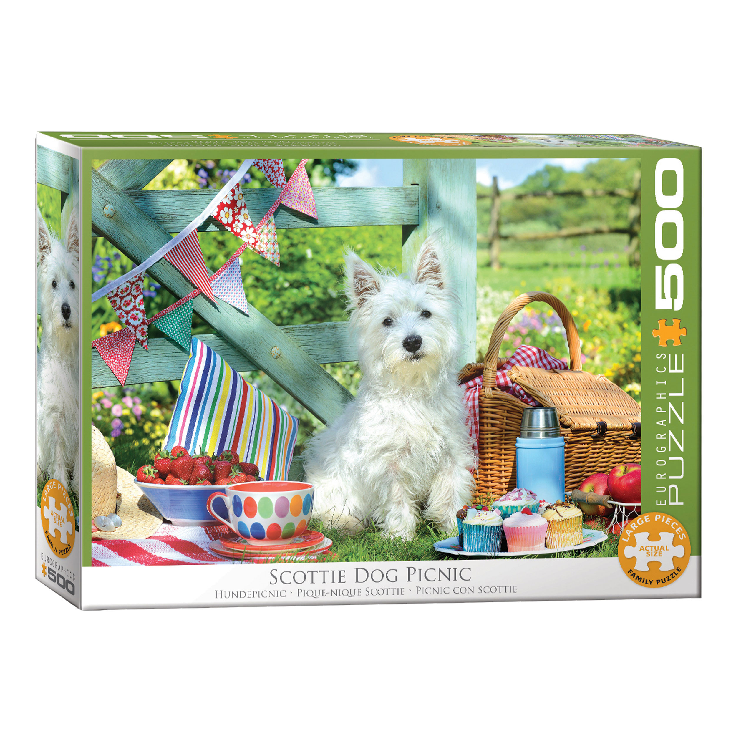 EUROGRAPHICS (500) Scottie Dog Puzzle Picnic