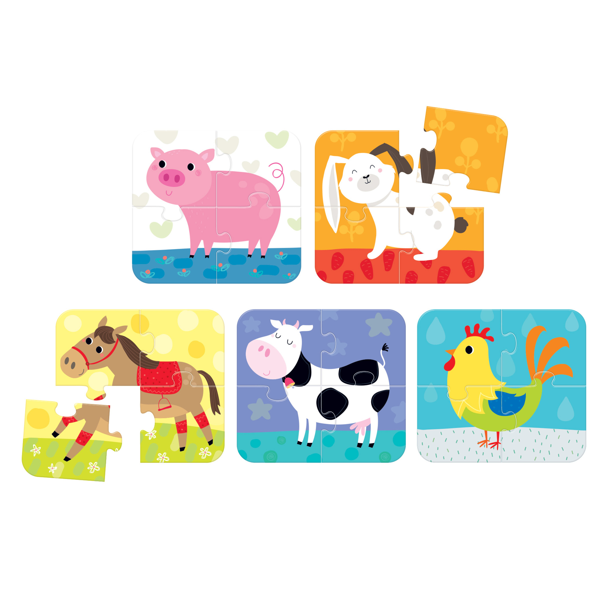 BANANA PANDA Puzzle 20 für Tieren mit Kinder 2+ Teile Puzzle