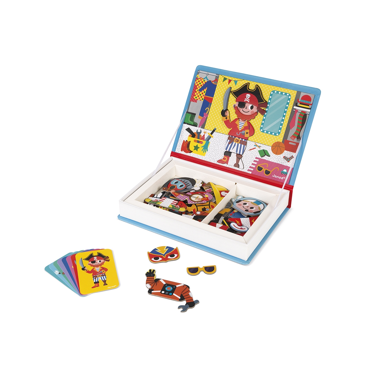 Jungs Puzzle Magneti\'Book J02719 Lernspielzeug, Kostüme JANOD