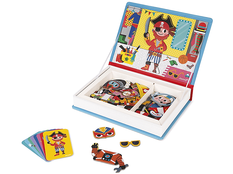J02719 Jungs JANOD Kostüme Magneti\'Book Lernspielzeug, Puzzle