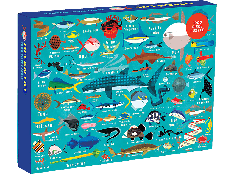 BRANDLESS Ocean Jigsaw Piece Life Puzzle [Misc. Piece Puzzle: 1000 Supplies] 1000 Puzzle Puzzle: P Family and Daviz
