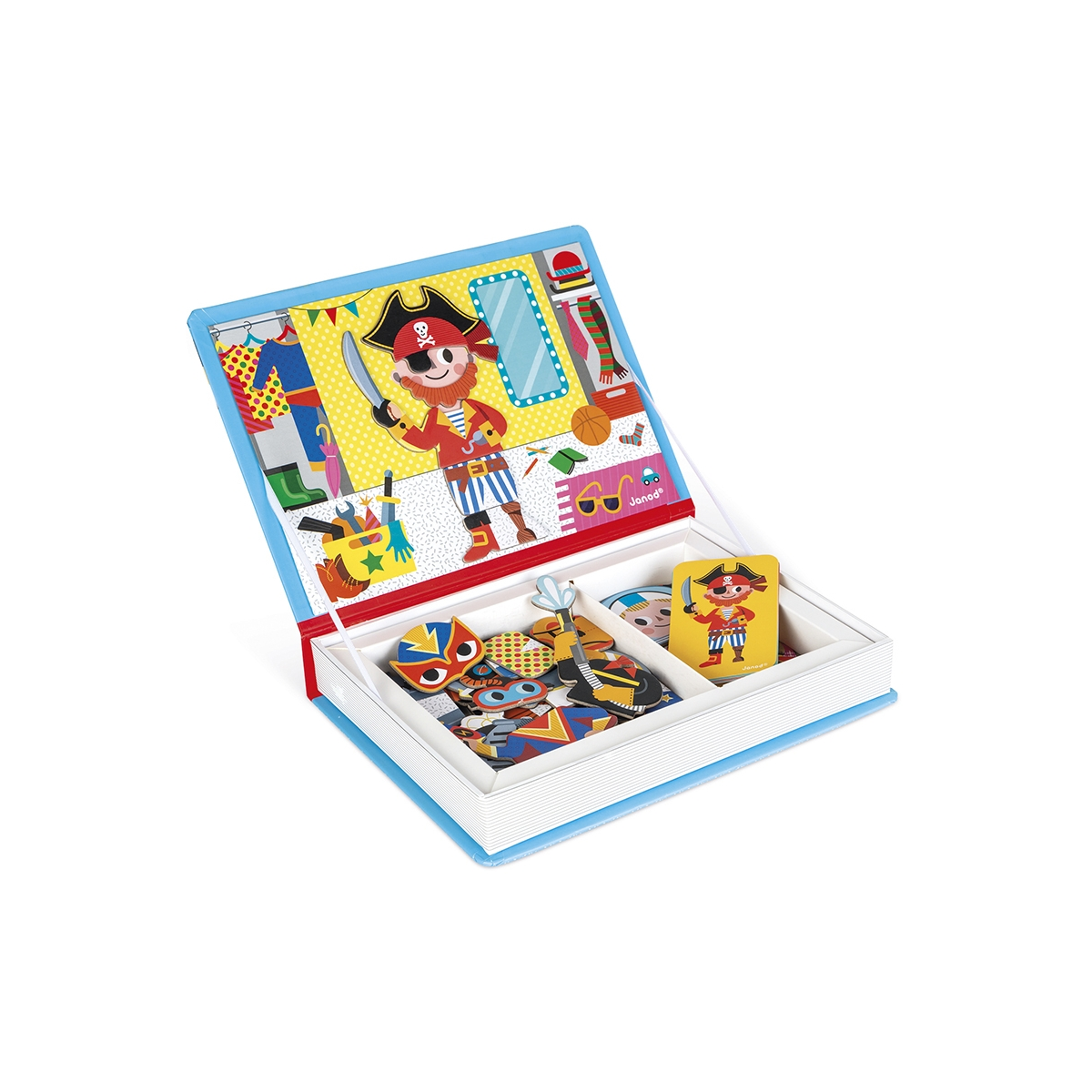 Magneti\'Book Lernspielzeug, Jungs JANOD J02719 Puzzle Kostüme