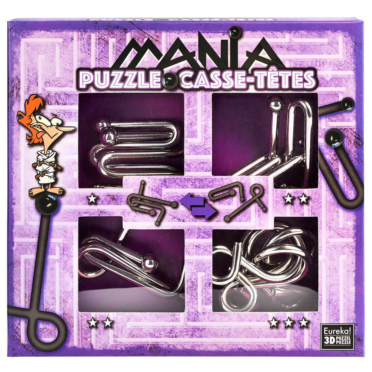 52473200 - Puzzle EUREKA Casse-têtes erhältlich) Lila Puzzle Display (nur Mania im