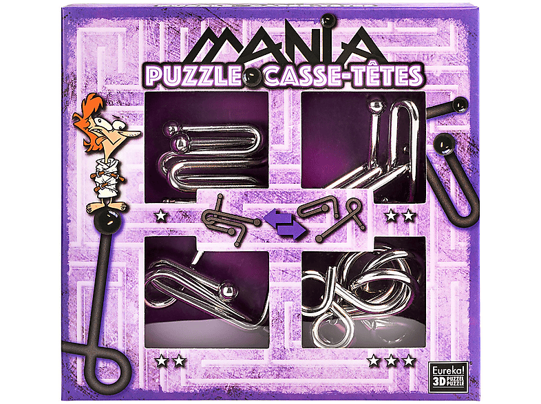 EUREKA Puzzle Mania Casse-têtes - Lila (nur im Display 52473200 erhältlich) Puzzle